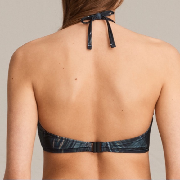 ALL SAINTS NWT SOFIA NELUWA BIKINI TOP STRAPLESS HALTER TOP SWIM - Picture 3 of 12